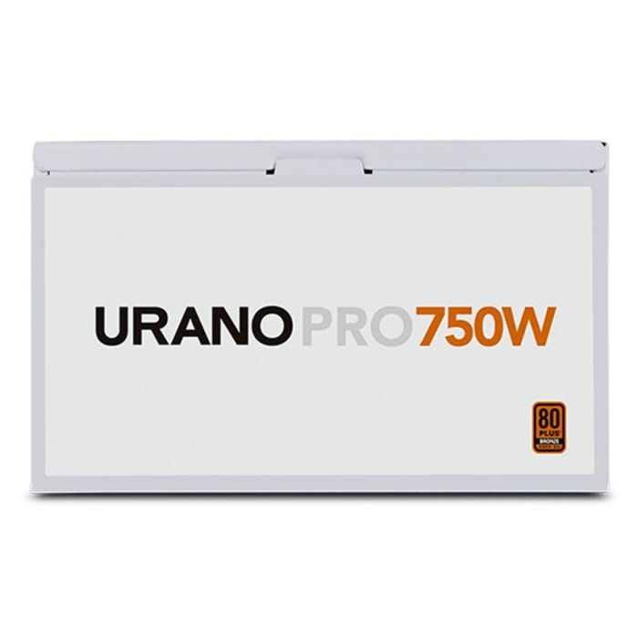 NOX Fuente de Alimentación Urano PRO NXURPRO750BZWH 750W 80+Bronze PFC Activo ATX Blanca 12cm 5