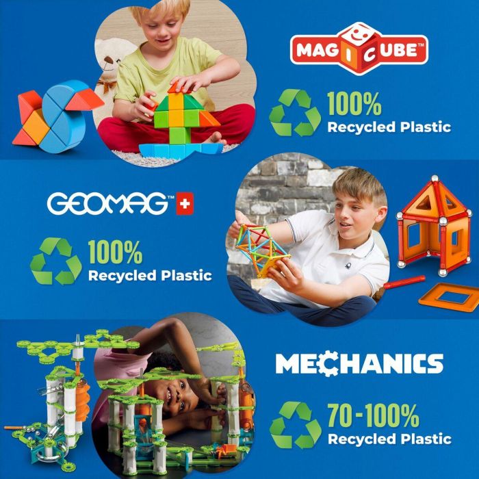 Geomag AAABS15635 - Juego de Construcción Magnético ¡Desafío Mecánico Gol! - 96 Piezas - Plástico Reciclado 7 Geomag AAABS15635 - Juego de Construcción Magnético ¡Desafío Mecánico Gol! - 96 Piezas - Plástico Reciclado 7