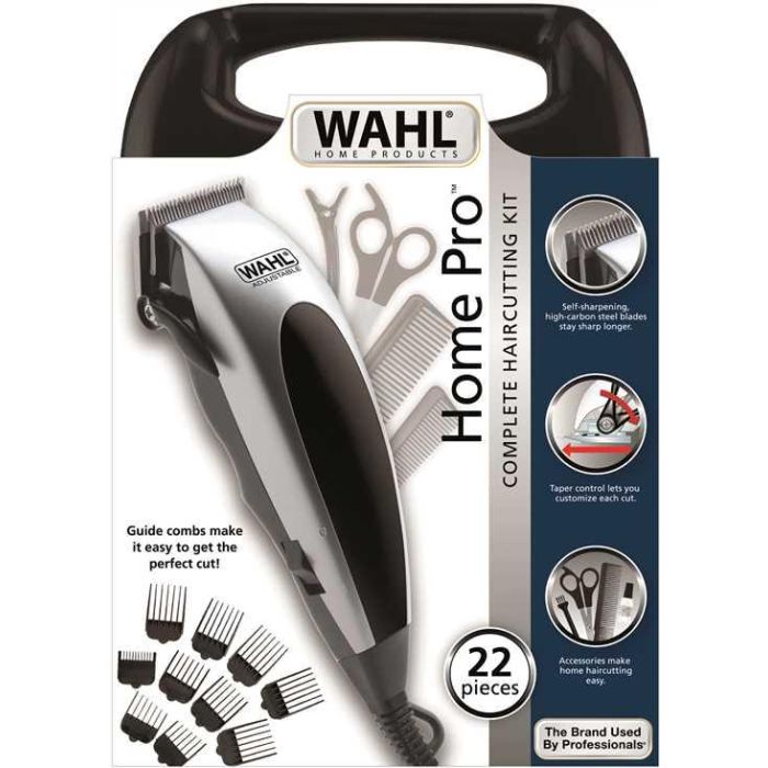 Wahl 9243-2216 Cortapelos Home Pro Cutting Kit para Casa con Cuchillas de Carbono Autoafilables y Motor Potente 1