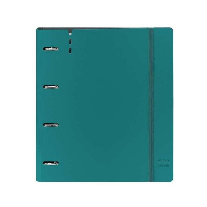 Carpeta Con Recambio Safta Din A4 Cuadro 5 mm Polipropileno Foam 4 Anillas 35 mm Azul 3 Carpeta Con Recambio Safta Din A4 Cuadro 5 mm Polipropileno Foam 4 Anillas 35 mm Azul 3