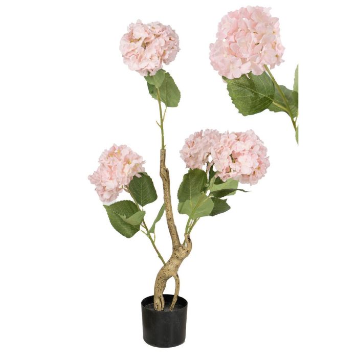 Flores Decorativas Romimex Rosa Hortensia 50 x 105 x 50 cm