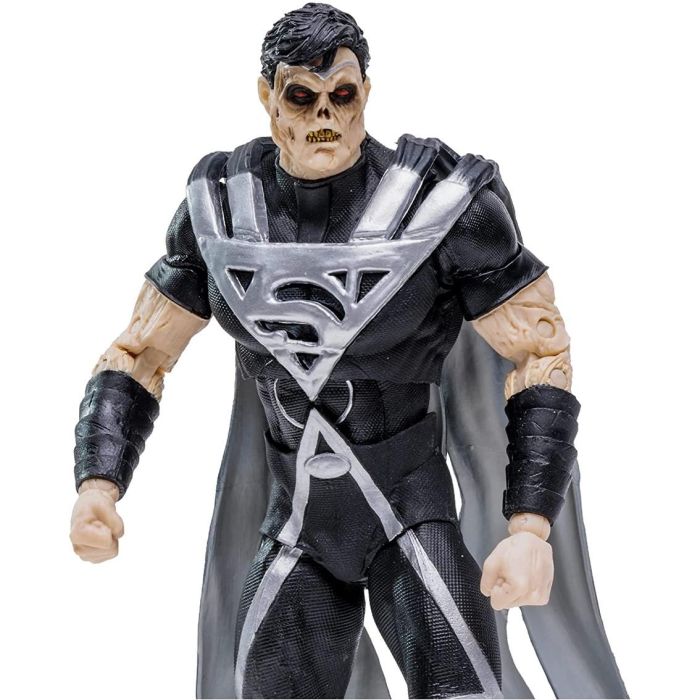 Mcfarlane Toys DC Comics Multiverse Figura Build A Superman Blackest Night Articulada 18 cm con Base y Complementos 1