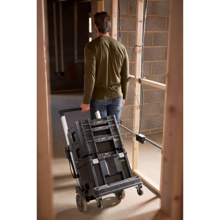Stanley AUC3253561723636 Carrito de Transporte TSTAK Fatmax 4 Ruedas - Carga Máxima 100 kg - Aluminio 3