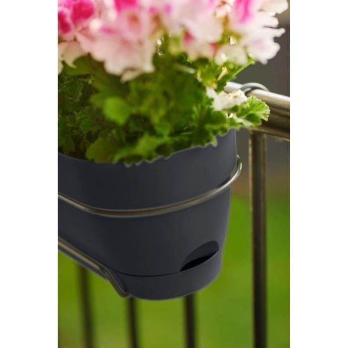 Balcón rectangular ELHO Vibia Campana Allin1 - Ø 70 - Plástico - 11 l - Antracita 4 Balcón rectangular ELHO Vibia Campana Allin1 - Ø 70 - Plástico - 11 l - Antracita 4