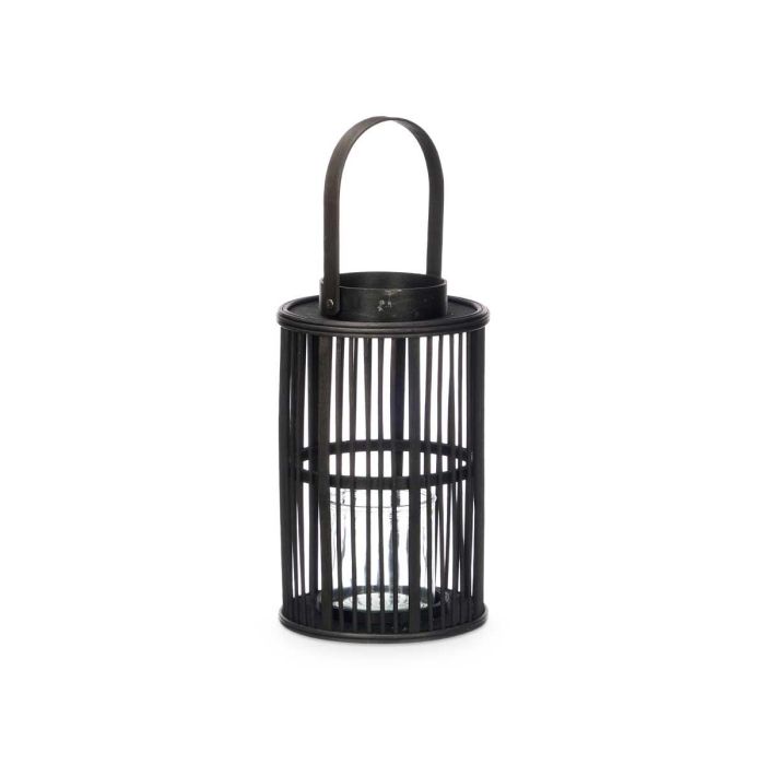 Farol Bambu Negro Vela Med Giftdecor 18X44CM (6 Unidades) 1 Farol Bambu Negro Vela Med Giftdecor 18X44CM (6 Unidades) 1