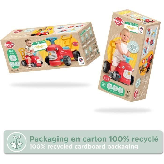 Correpasillos Maurice - FALK - Volante, asiento abatible - Fabricado en Francia - 90 % plástico reciclado - A partir de 12 meses 5 Correpasillos Maurice - FALK - Volante, asiento abatible - Fabricado en Francia - 90 % plástico reciclado - A partir de 12 meses 5