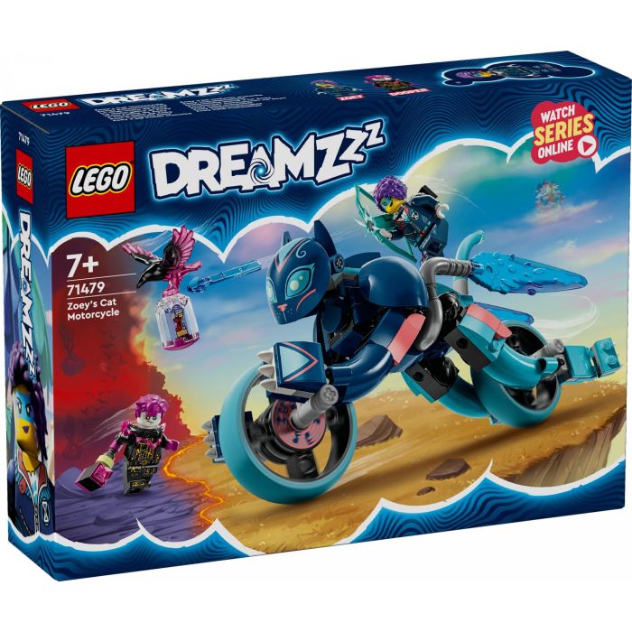 LEGO 71479 Moto Felina de Zoey DREAMZzz - Gato de Juguete Reconstruible 2 en 1, Se Transforma en Moto o Vehículo de Vuelo 8