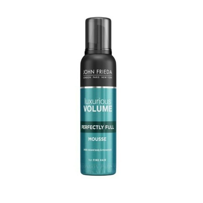 John Frieda LUXURIOUS VOLUME Espuma Voluminizadora para Cabello Fino y sin Vida, Aporta Densidad y Cuerpo Natural, 200 ml