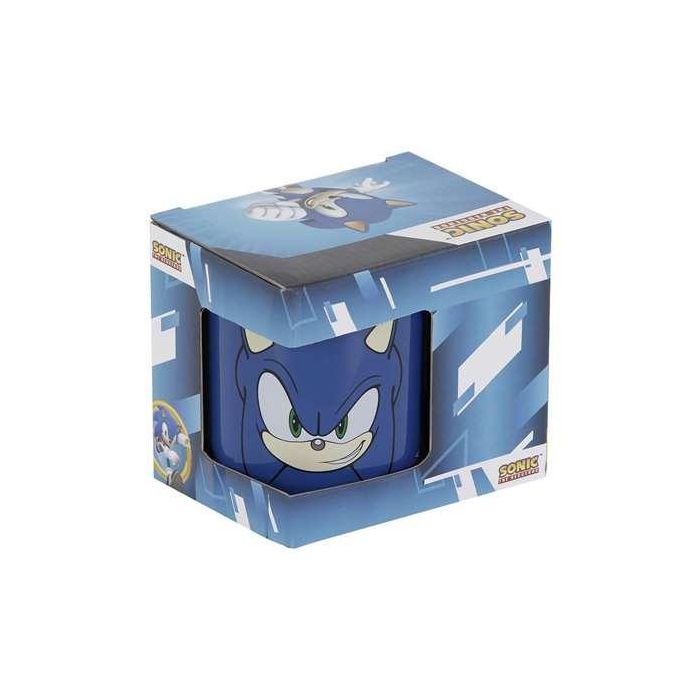 Karactermania Taza Sonic Face Cerámica Azul 9,5x13x7,8 cm 4