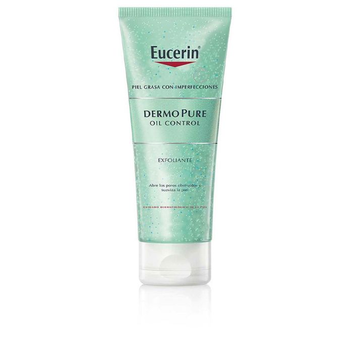 Eucerin DERMOPURE oil control exfoliante 100 ml Exfoliante facial corporal para puntos negros y piel lisa Eucerin DERMOPURE oil control exfoliante 100 ml Exfoliante facial corporal para puntos negros y piel lisa