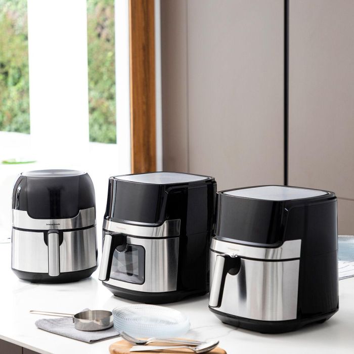 Freidora de Aire InnovaGoods Fryinn Pro 5500 Negro 1700 W 5,5 L Acero Inoxidable 5 Freidora de Aire InnovaGoods Fryinn Pro 5500 Negro 1700 W 5,5 L Acero Inoxidable 5
