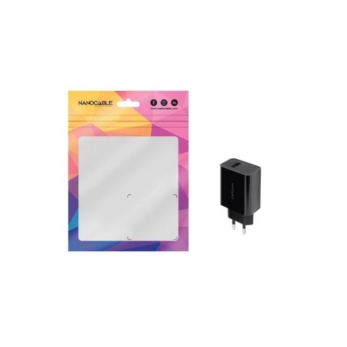 Cargador de Pared Nanocable 10.10.2004/ 1xUSB/ 2.1A/ Negro 2 Cargador de Pared Nanocable 10.10.2004/ 1xUSB/ 2.1A/ Negro 2