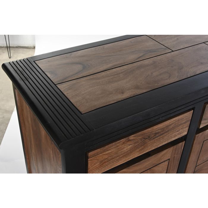 Buffet DKD Home Decor Negro Negro 45 x 86 x 200 cm 1 Buffet DKD Home Decor Negro Negro 45 x 86 x 200 cm 1