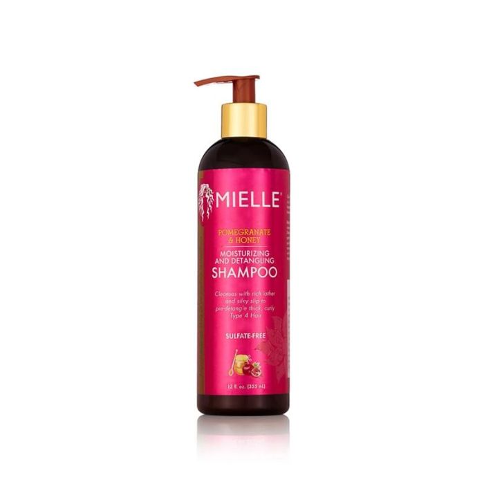 Mielle Champú Hidratante y Desenredante con Granada y Miel para Cabello Rizado Tipo 4 355ml Mielle Champú Hidratante y Desenredante con Granada y Miel para Cabello Rizado Tipo 4 355ml