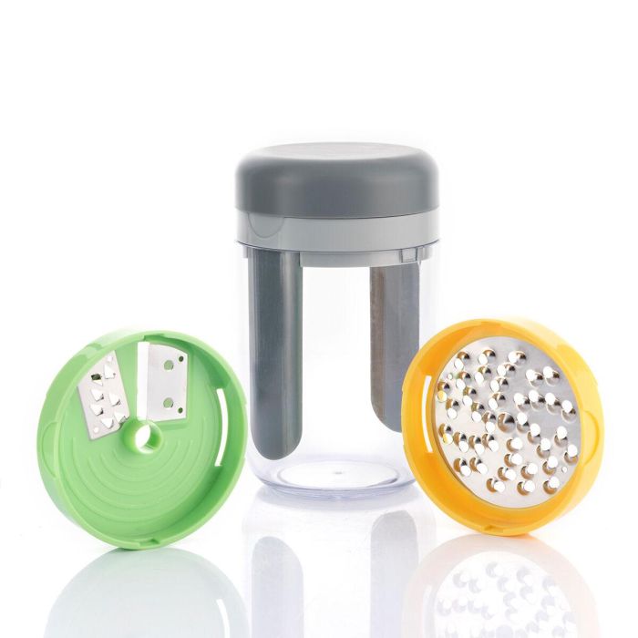 Cortador de Verduras en Espiral y Rallador con Recetas Vigizer InnovaGoods 3 Cortador de Verduras en Espiral y Rallador con Recetas Vigizer InnovaGoods 3