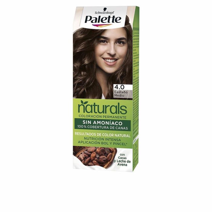 Tinte Permanente Palette Natural Schwarzkopf 4