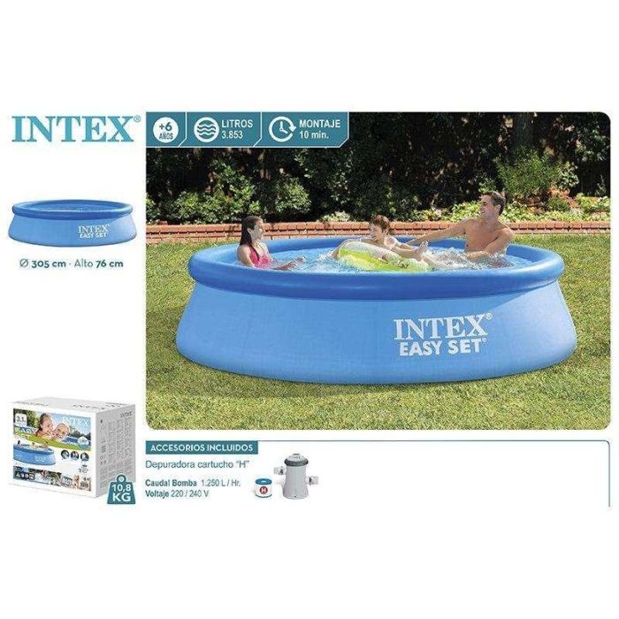 Piscina Hinchable Intex Easy Set 3853 L 305 x 76 x 305 cm 15