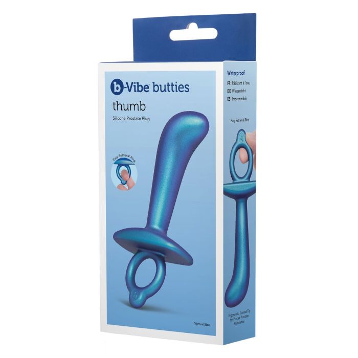 Plug Anal B-Vibe Azul (7,6 cm) 1 Plug Anal B-Vibe Azul (7,6 cm) 1