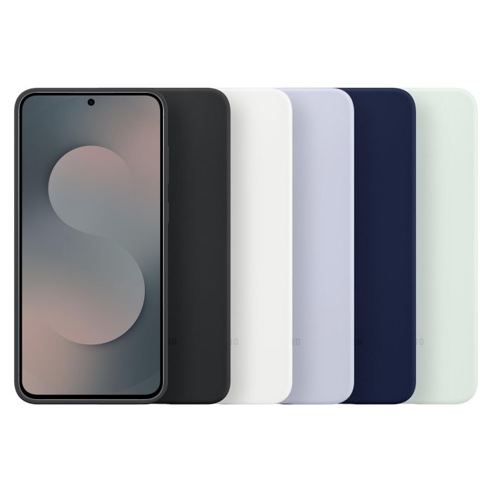 Samsung Funda Silicona para Galaxy S25 FE, Blanca, Resistente a Impactos y Rayones 5 Samsung Funda Silicona para Galaxy S25 FE, Blanca, Resistente a Impactos y Rayones 5