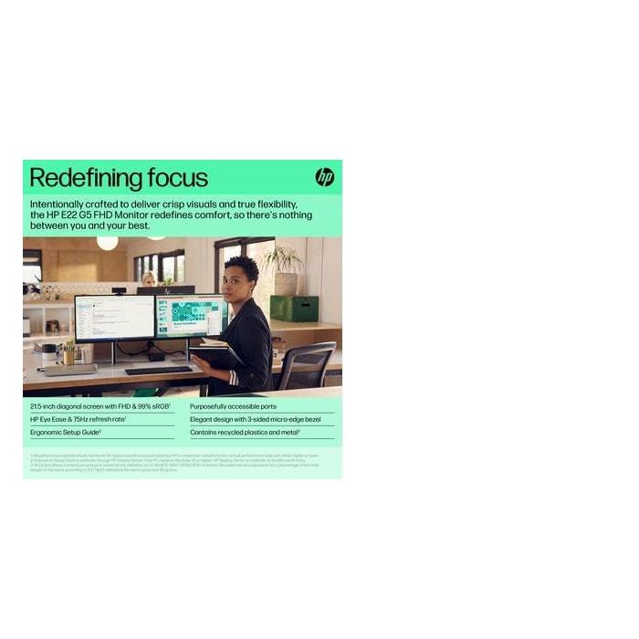 HP E22 G5 FHD Monitor 16 HP E22 G5 FHD Monitor 16