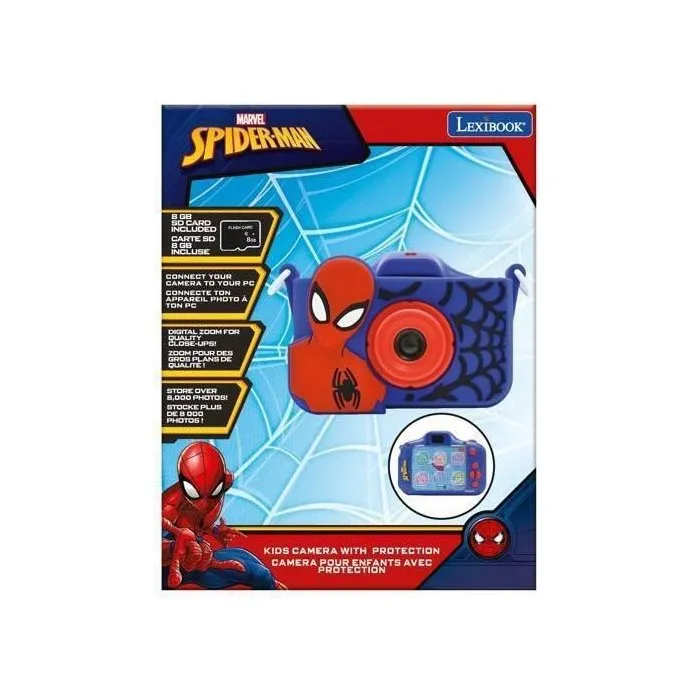 Lexibook AAAALY18824 Cámara Spiderman con protección - Cable USB-C incluido - Garantía de 3 años 4