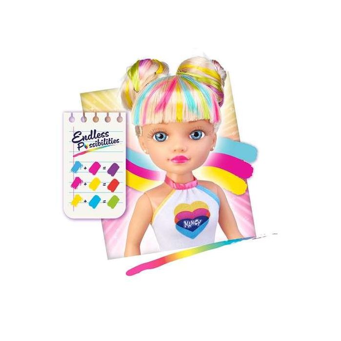 Muñeca nancy colour mix 43 cm. incluye un kit con 3 acuarelas 7 Muñeca nancy colour mix 43 cm. incluye un kit con 3 acuarelas 7