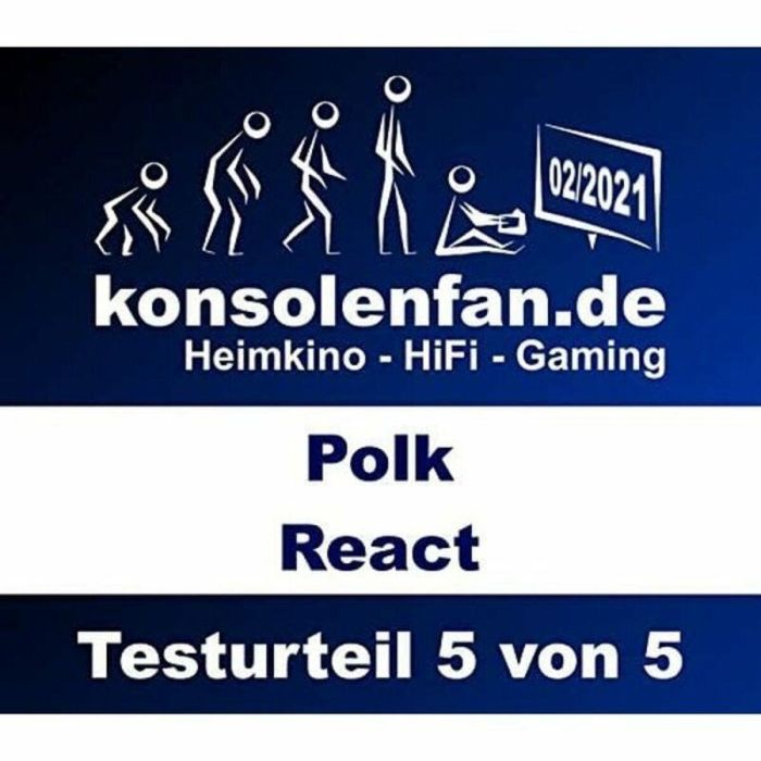Barra de Sonido Polk REACTBAR Negro 100 W 6 Barra de Sonido Polk REACTBAR Negro 100 W 6