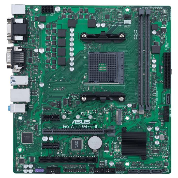ASUS AM4 A520M-C II/CSM Placa Base Micro ATX DDR4 para AMD Ryzen Socket AM4