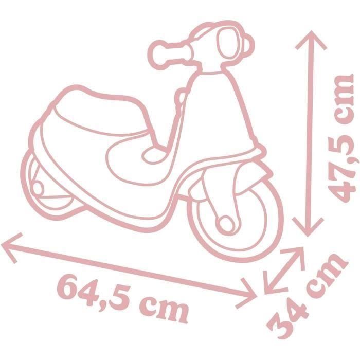 Smoby SMOB721008 Porta Patinete Rosa Convertible en Caja de Juguetes, con Ruedas Silenciosas para Niños A partir de 2 Años 4 Smoby SMOB721008 Porta Patinete Rosa Convertible en Caja de Juguetes, con Ruedas Silenciosas para Niños A partir de 2 Años 4