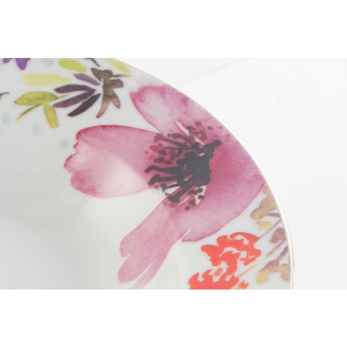 DKD Home Decor Shengda 21 Plato Shabby de Porcelana con Flores Multicolor Surtido Apto Microondas Lavavajillas 22x22x3 cm (12 Unidades) 2 DKD Home Decor Shengda 21 Plato Shabby de Porcelana con Flores Multicolor Surtido Apto Microondas Lavavajillas 22x22x3 cm (12 Unidades) 2