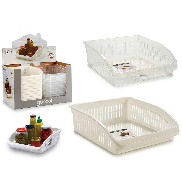 Organizador de Cocina Blanco Gondol 26x8.5x29 cm - Plástico (24 Unidades)