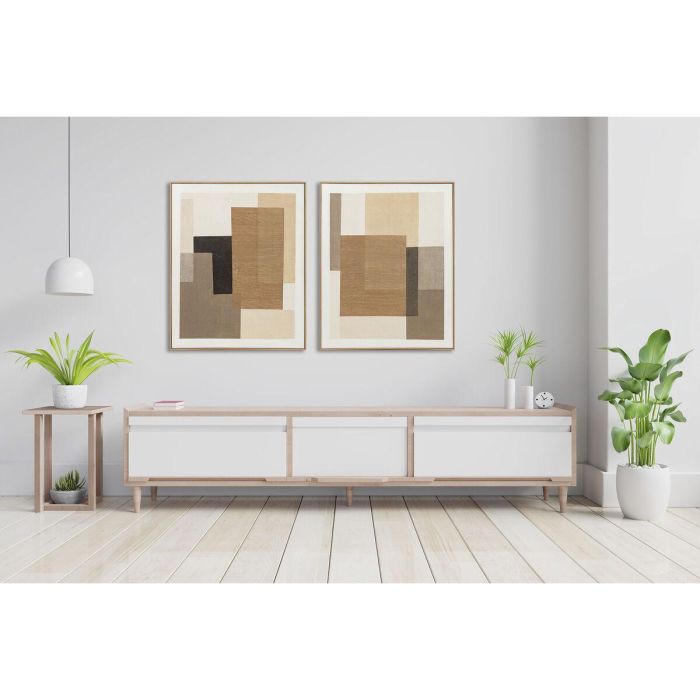 Cuadro Urban DKD Home Decor Beige Marron 4.5 x 101 x 82 cm (2 Unidades) 1 Cuadro Urban DKD Home Decor Beige Marron 4.5 x 101 x 82 cm (2 Unidades) 1