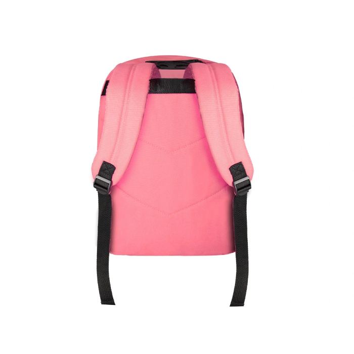 Antartik Mochila escolar con asa y bolsillo frontal con cremallera, color Coral, 320x140x430 mm 6