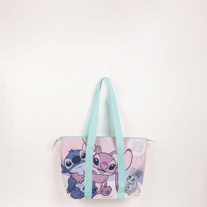 Bolsa de Playa Stitch Azul 47 x 33 x 15 cm 3