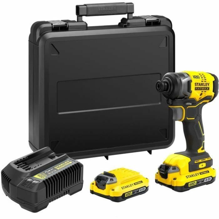 Stanley Fatmax SFMCF810D2K-QW Atornillador de impacto 170 Nm Brushless Litio 18V con 2 Baterías 2Ah 0 Stanley Fatmax SFMCF810D2K-QW Atornillador de impacto 170 Nm Brushless Litio 18V con 2 Baterías 2Ah 0