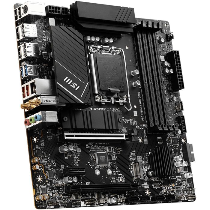 MSI Placa Base PRO B760M-A WiFi DDR4, LGA 1700, DDR4, Wi-Fi, Intel B760 Chipset, Micro ATX 3 MSI Placa Base PRO B760M-A WiFi DDR4, LGA 1700, DDR4, Wi-Fi, Intel B760 Chipset, Micro ATX 3