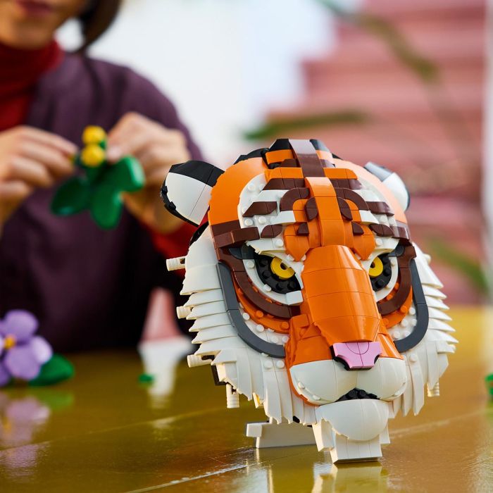 Colección Fauna: Tigre 31217 Lego Art 4