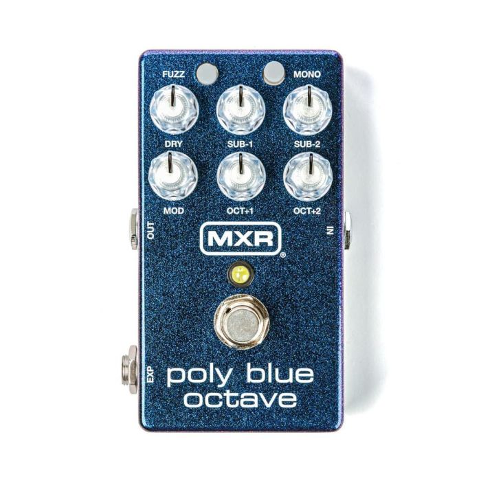 Pedal Mxr® Poly Blue Octave 6 Pedal Mxr® Poly Blue Octave 6