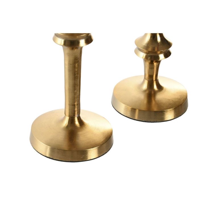 Candelabro Moderno DKD Home Decor Dorado 8 x 36 x 8 cm Set de 2 2 Candelabro Moderno DKD Home Decor Dorado 8 x 36 x 8 cm Set de 2 2