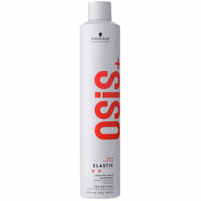 Schwarzkopf Osis Laca de Fijación Media Elastic Medium Hold 500 ml Schwarzkopf Osis Laca de Fijación Media Elastic Medium Hold 500 ml