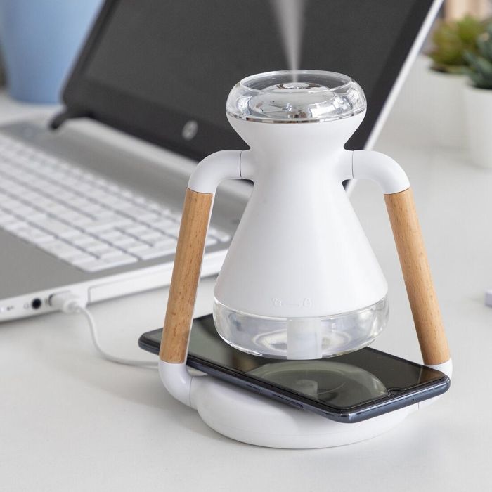 Humidificador Difusor de Aromas y Cargador Inalámbrico 3 en 1 Misvolt InnovaGoods 11 Humidificador Difusor de Aromas y Cargador Inalámbrico 3 en 1 Misvolt InnovaGoods 11