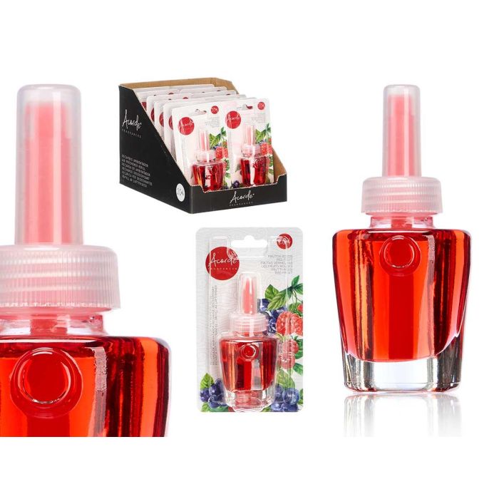 Recambio Ambientador Vidrio 20 ml Frutos Rojos Arte Regal - Cristal, 4.5x9.7x3.5 cm (24 Unidades) Recambio Ambientador Vidrio 20 ml Frutos Rojos Arte Regal - Cristal, 4.5x9.7x3.5 cm (24 Unidades)