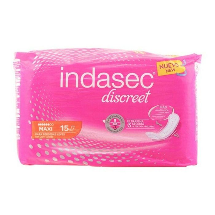 Indasec Compresa Incontinencia Maxi 15 u DERMOSEDA 3