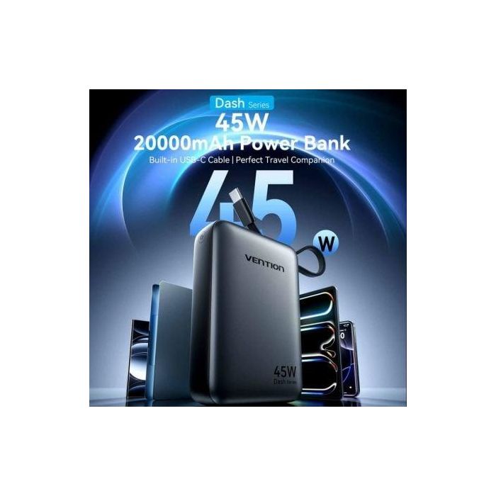 Powerbank 20000mAh Vention FHGN0/ 45W/ Beige 1