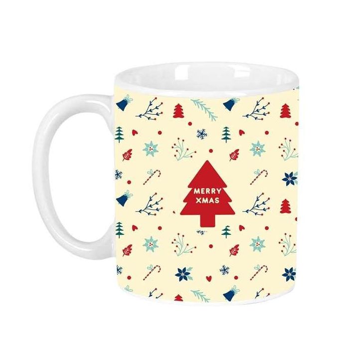 Taza grande iconos merry xmas 8x9,5x8cm 1