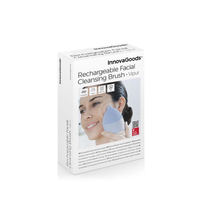 Masajeador/limpiador facial recargable vipur v0103541 innovagoods 8 Masajeador/limpiador facial recargable vipur v0103541 innovagoods 8