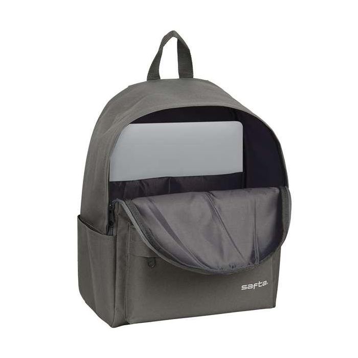 Cartera Escolar Safta Day Pack Ordenador 14,1-' Basic Gris 310x160x400 mm 8 Cartera Escolar Safta Day Pack Ordenador 14,1-' Basic Gris 310x160x400 mm 8