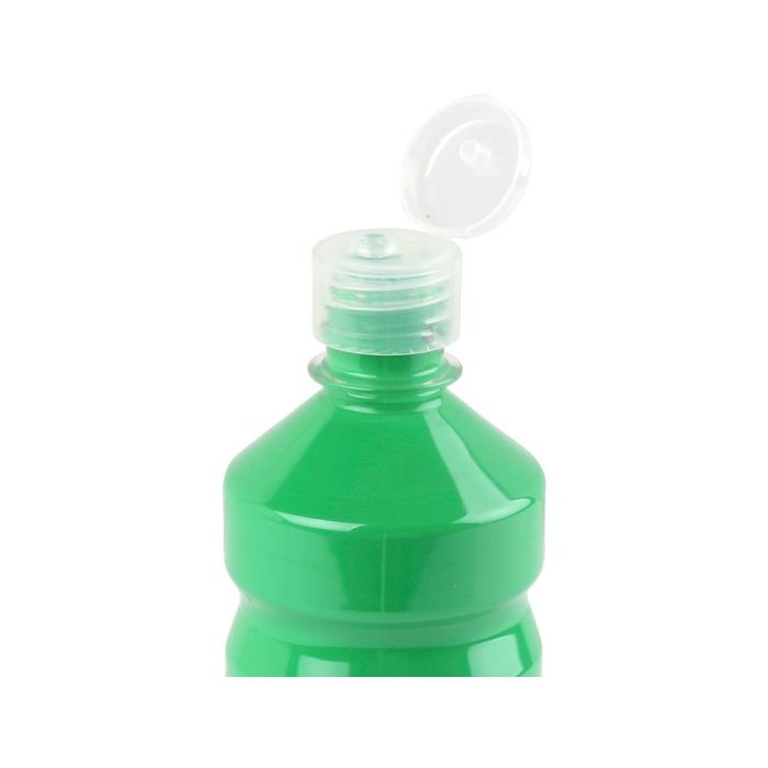 Tempera Liquida Liderpapel Escolar 500 mL Verde 3