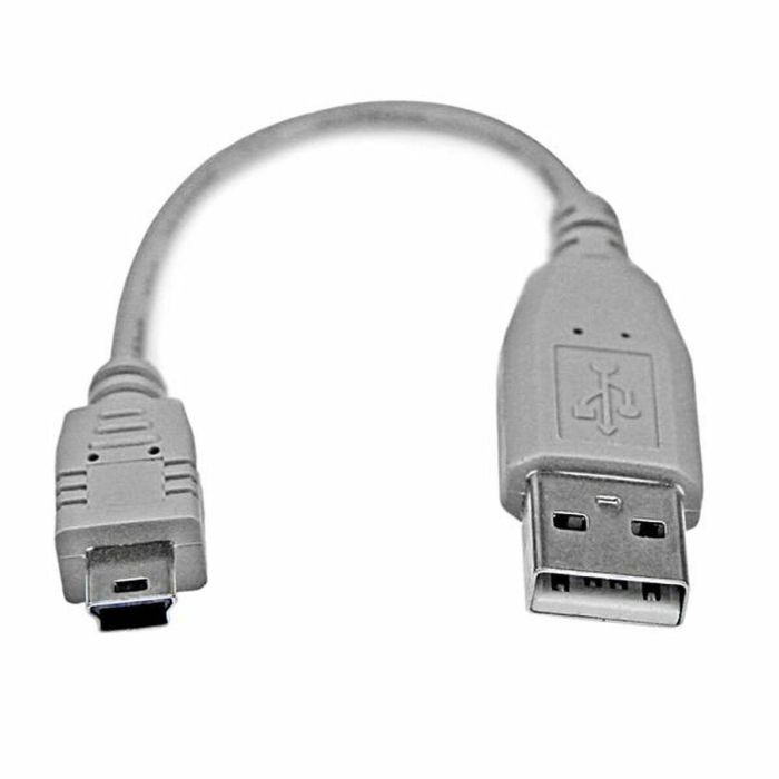 Cable USB 2.0 A a Mini USB B Startech USB2HABM6IN Gris Cable USB 2.0 A a Mini USB B Startech USB2HABM6IN Gris