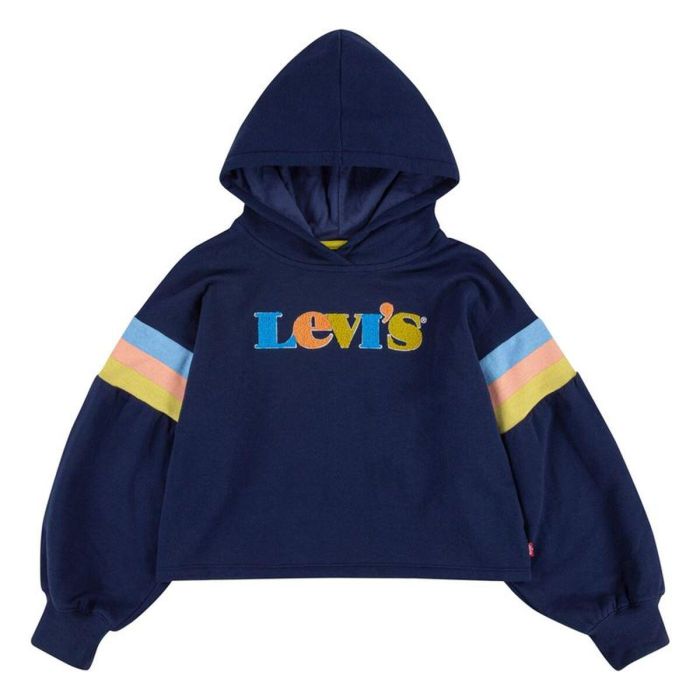 Sudadera Infantil Levi's Full Sleeve High Rise Azul oscuro 0 Sudadera Infantil Levi's Full Sleeve High Rise Azul oscuro 0